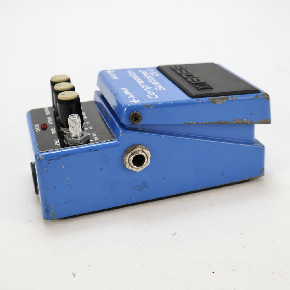 【中古】 コンプレッサー エフェクター BOSS CS-3 Compression Sustainer Made in Japan ギターエフェクター 側面