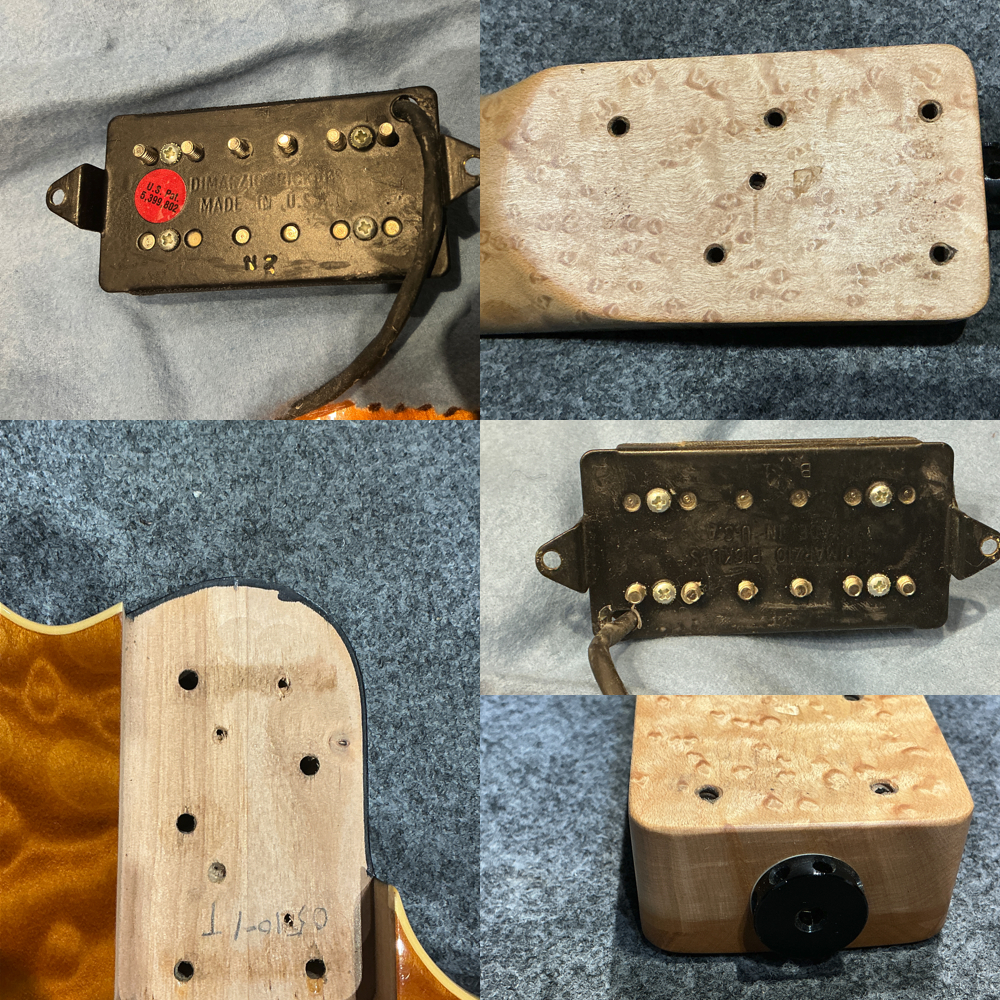 【中古】 エレキギター MUSIC MAN AXIS EX Trans Gold ナイストップ 日本製 ミュージックマン アクシスEX EVHモデルと同じスイッチ位置 ピックアップ
