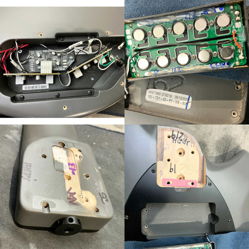 【中古】MUSIC MAN ミュージックマン BONGO5 HH TITAN GRAY 2024年製 5弦エレキベース 内部 