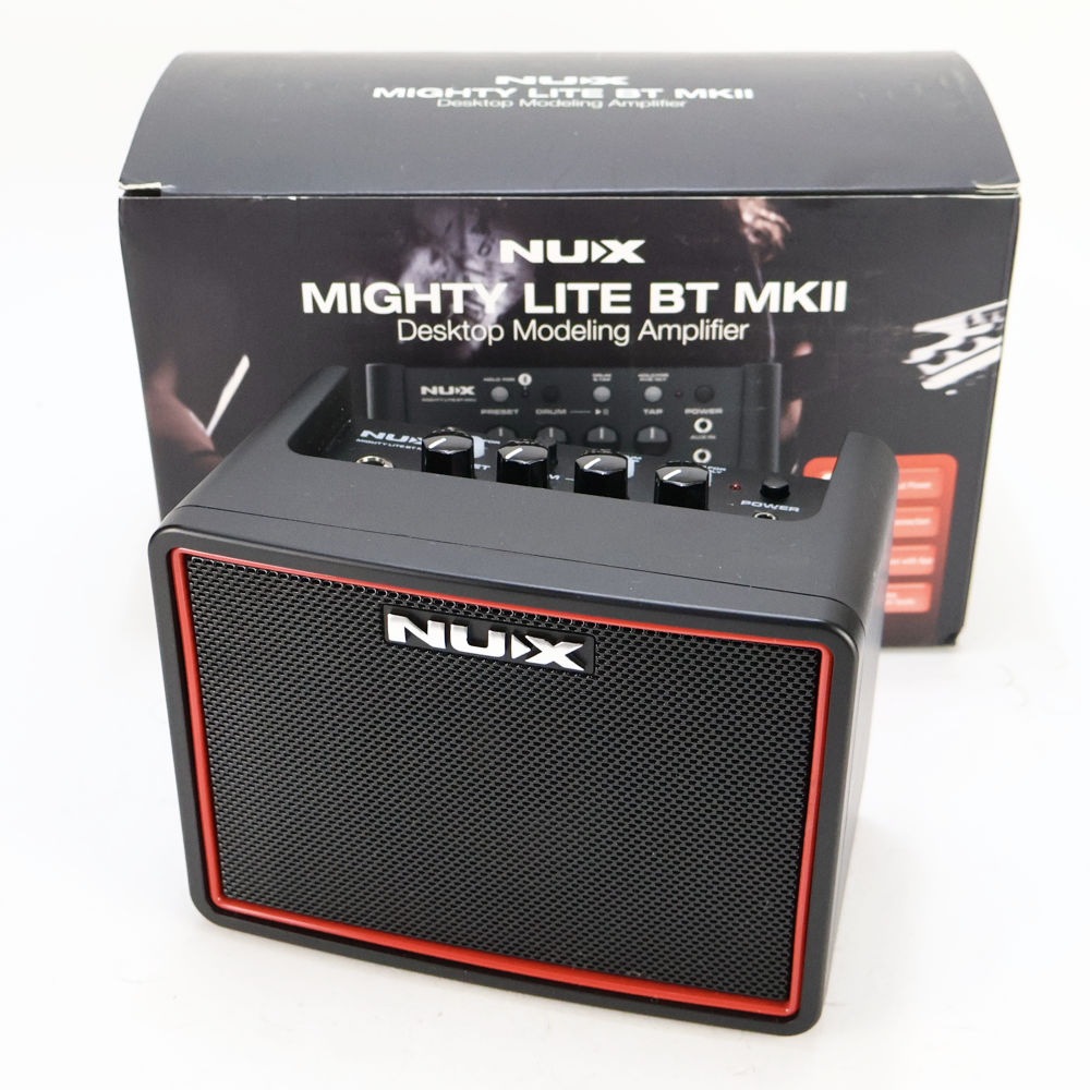 【中古】 NUX ニューエックス Mighty Lite BT MKII 小型アンプ コンボ ギター用 ベース用 モデリングアンプ
