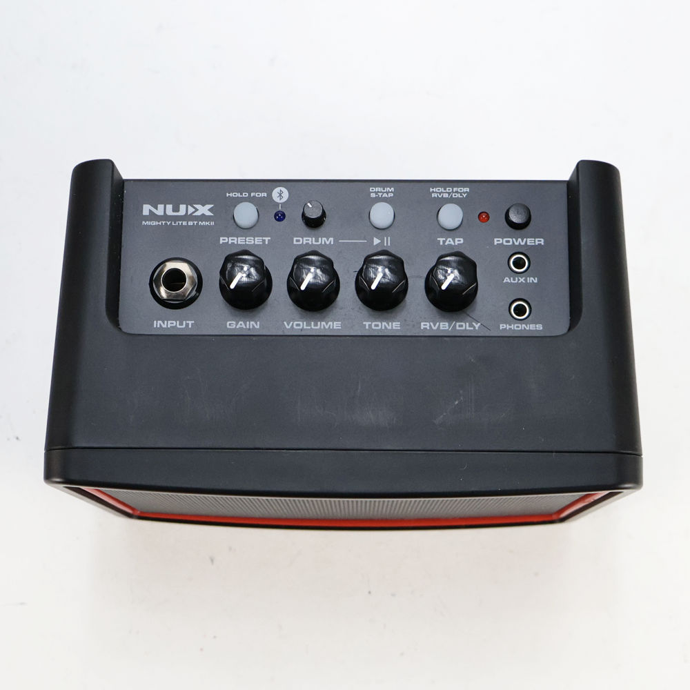【中古】 NUX ニューエックス Mighty Lite BT MKII 小型アンプ コンボ ギター用 ベース用 モデリングアンプ コントロール