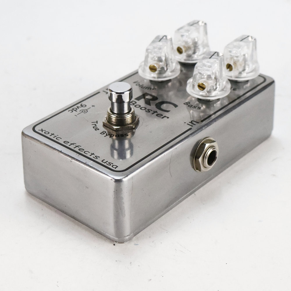 【中古】 ブースター エフェクター Xotic RC Booster Chrome Limited Edition 側面