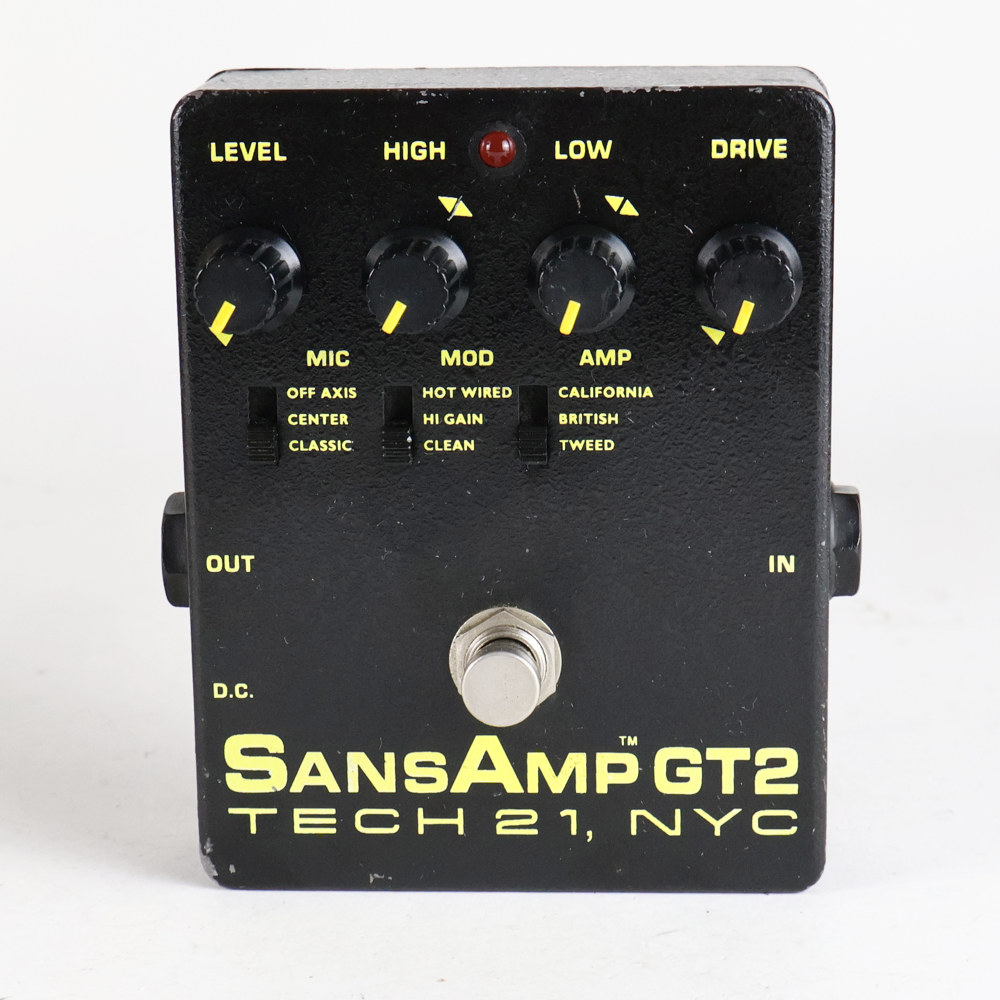 【中古】 TECH21 SansAmp GT2 アンプシミュレーター ギターエフェクター