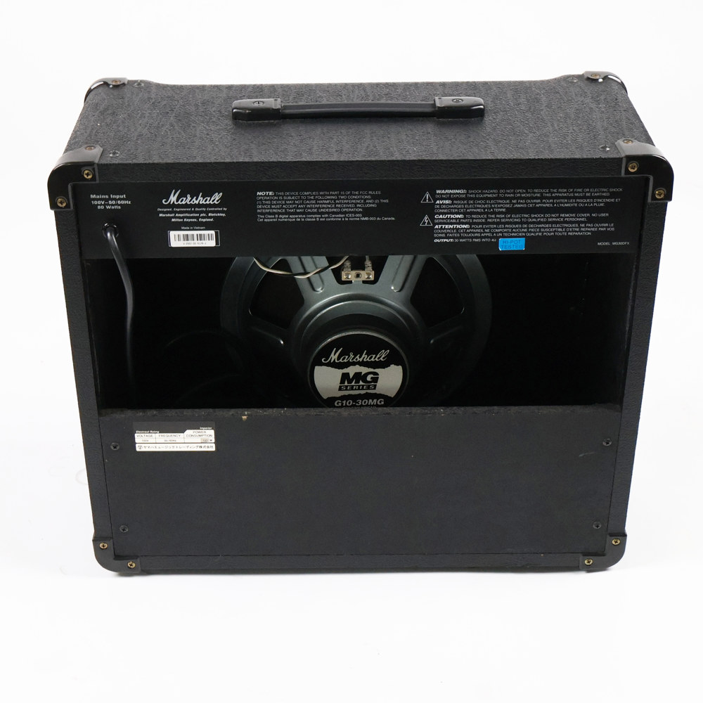 【中古】 コンボアンプ マーシャル MARSHALL MG30DFX ギターアンプ 背面