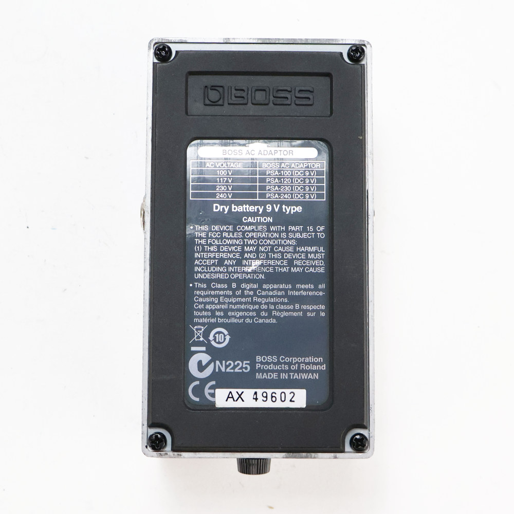 【中古】 ファズ  エフェクター BOSS FZ-5 Fuzz ボス ギターエフェクター 裏面