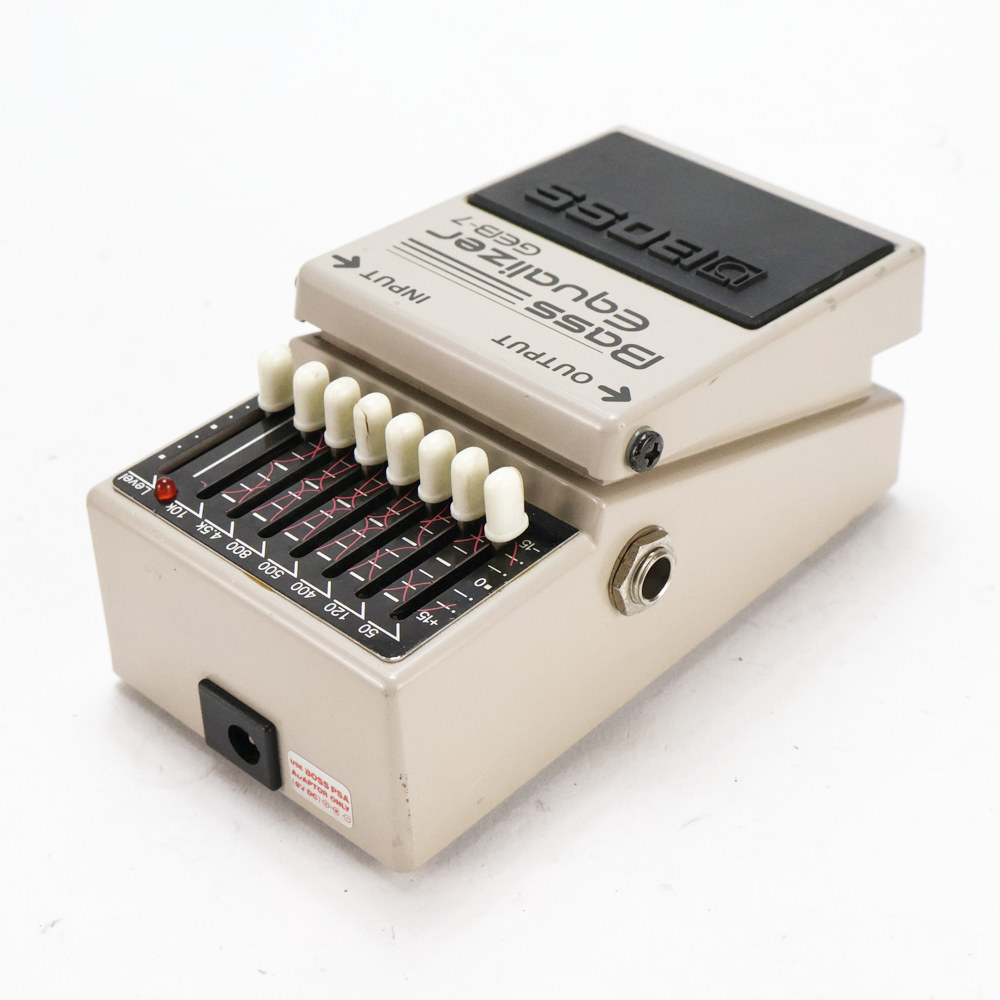 【中古】イコライザー エフェクター BOSS GEB-7 Bass Equalizer ベースエフェクター 側面