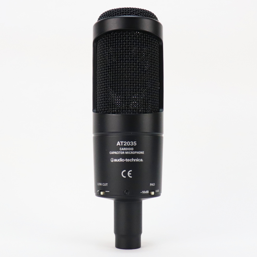 【中古】 マイク コンデンサーマイク AUDIO-TECHNICA AT2035 オーディオテクニカ オーテク 本体画像 裏