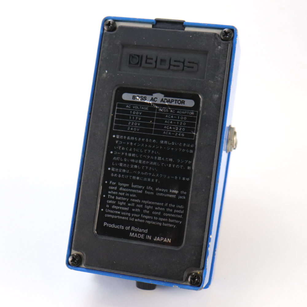 【中古】 コンプレッサー エフェクター BOSS CS-3 Compression Sustainer Made in Japan ギターエフェクター ボトム画像