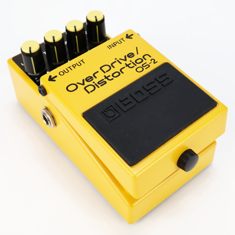 【中古】オーバードライブ ディストーション エフェクター BOSS OS-2 OverDrive Distortion ギターエフェクター 本体画像 斜め 2