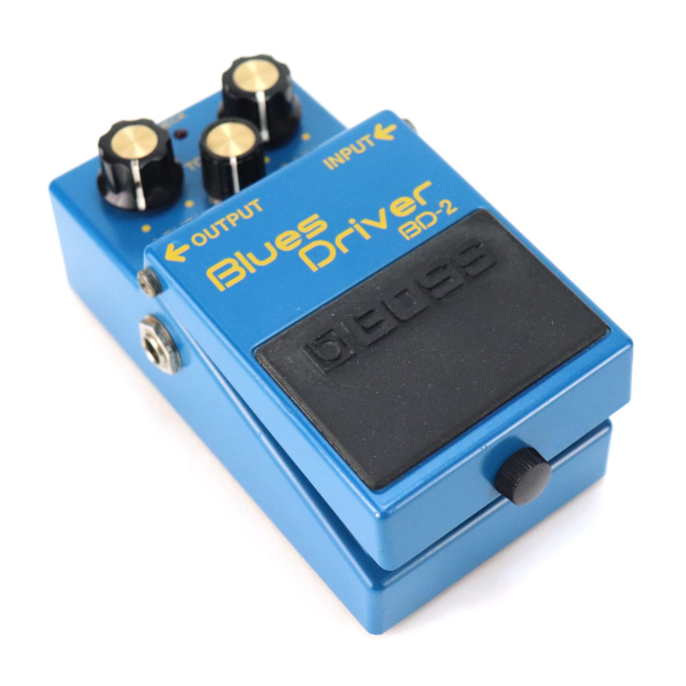 【中古】 ブルースドライバー エフェクター BOSS BD-2 Blues Driver ギターエフェクター オーバードライブ ブルドラ 斜めアングル画像