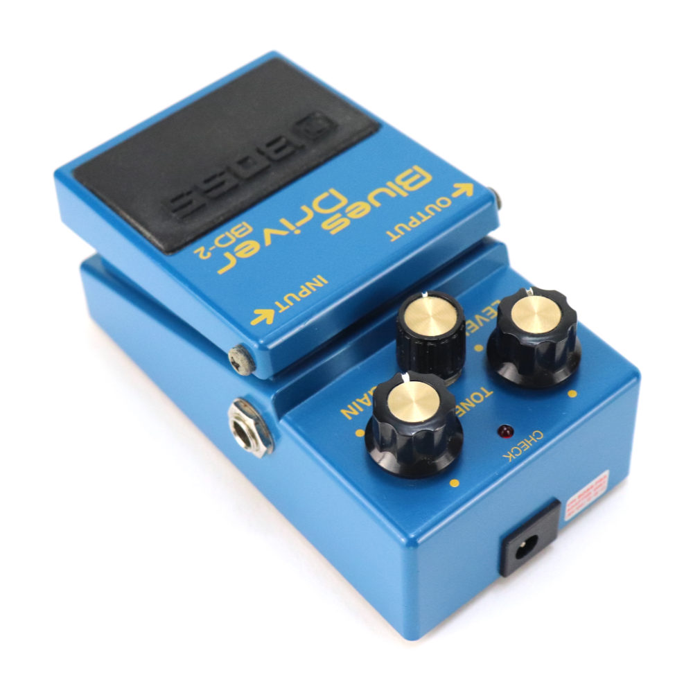 【中古】 ブルースドライバー エフェクター BOSS BD-2 Blues Driver ギターエフェクター オーバードライブ ブルドラ リア斜めアングル画像