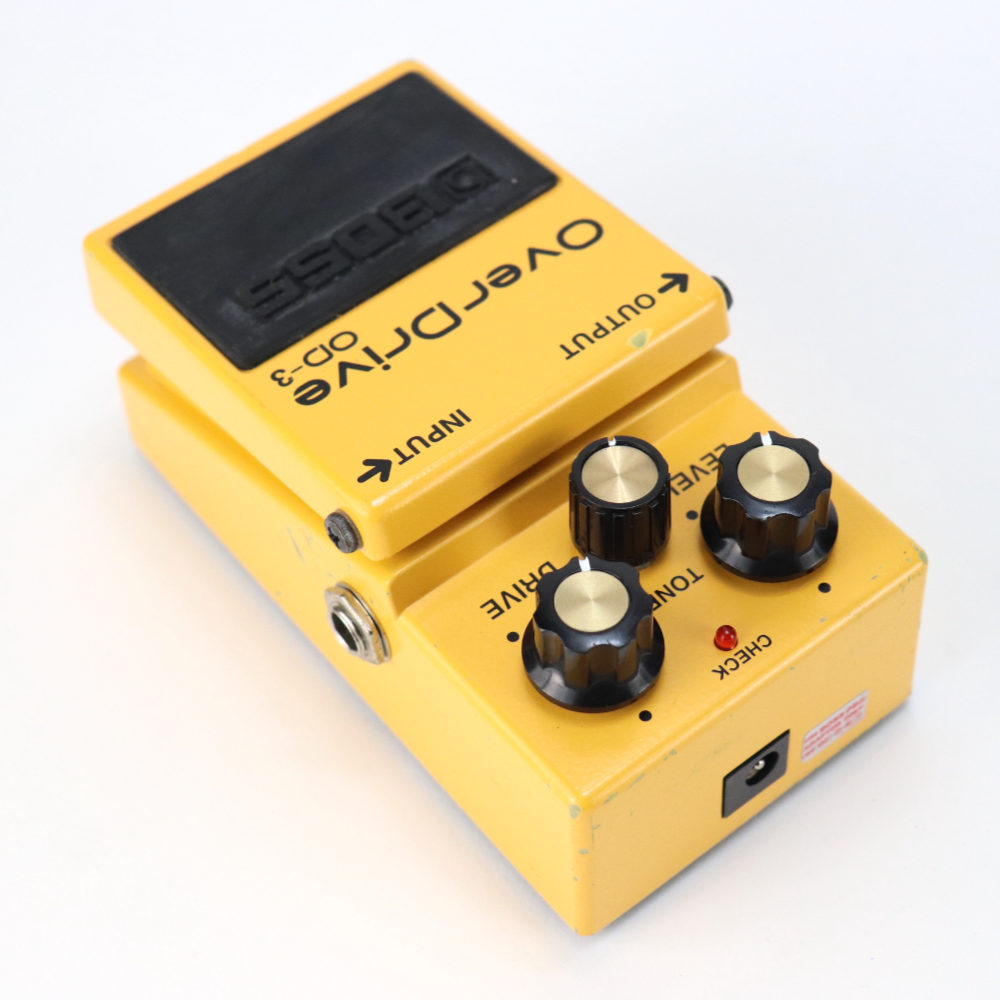 【中古】 オーバードライブ エフェクター BOSS OD-3 Over Drive ギターエフェクター リア斜めアングル画像