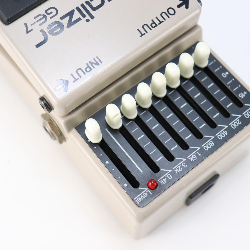 【中古】イコライザー エフェクター BOSS GE-7 Equalizer ギターエフェクター Made in TAIWAN 台湾製 傷画像