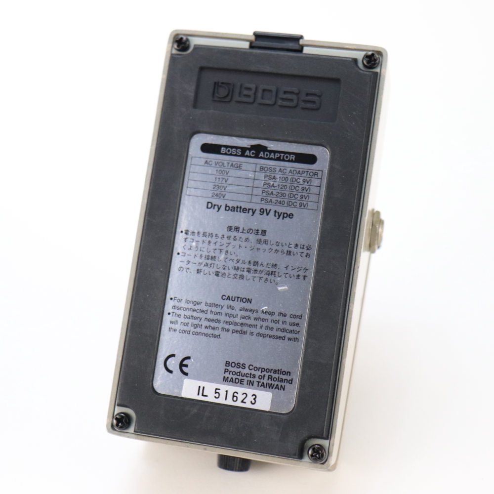 【中古】イコライザー エフェクター BOSS GE-7 Equalizer ギターエフェクター Made in TAIWAN 台湾製 ボトム画像