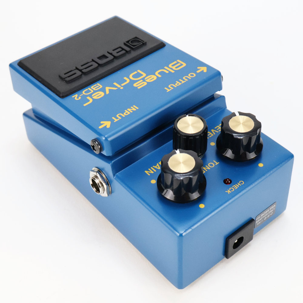 【中古】 ブルースドライバー エフェクター BOSS BD-2 Blues Driver ギターエフェクター オーバードライブ ブルドラ 本体画像 斜め 