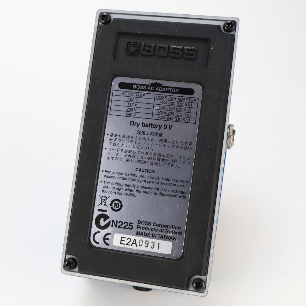 【中古】 ブルースドライバー エフェクター BOSS BD-2 Blues Driver ギターエフェクター オーバードライブ ブルドラ 本体画像 裏