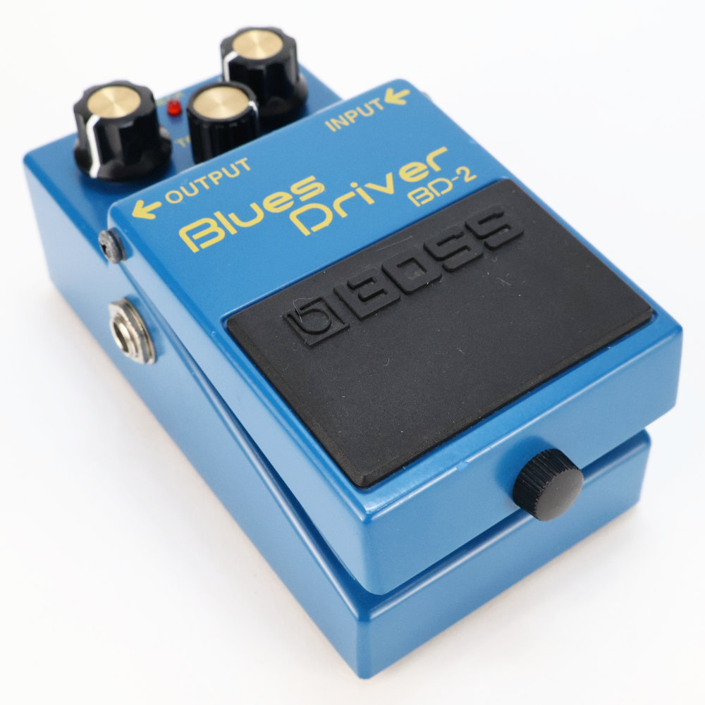 【中古】 ブルースドライバー エフェクター BOSS BD-2 Blues Driver ギターエフェクター オーバードライブ ブルドラ 本体画像 斜め 
