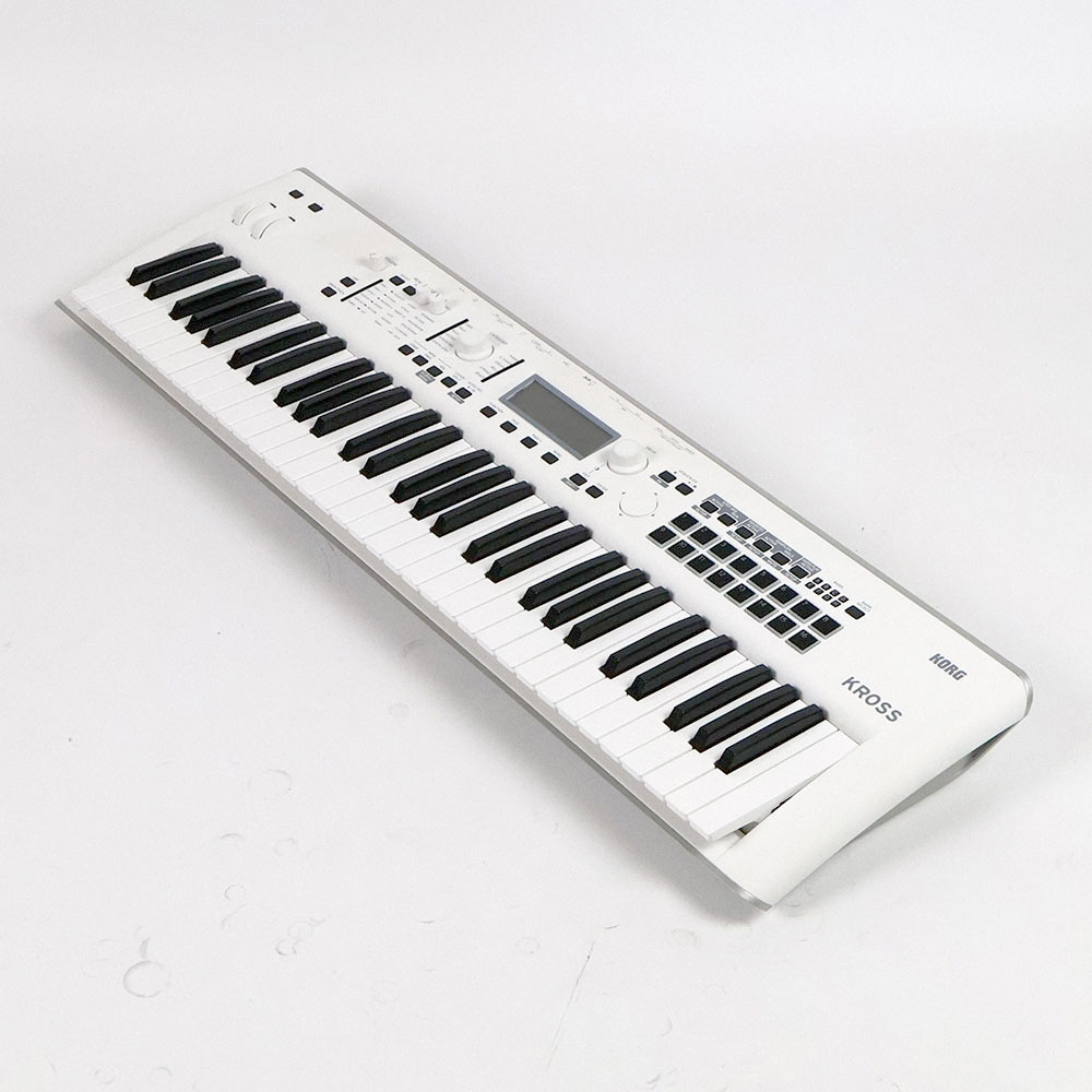【中古】 シンセサイザー KORG KROSS2-61-WH 全体