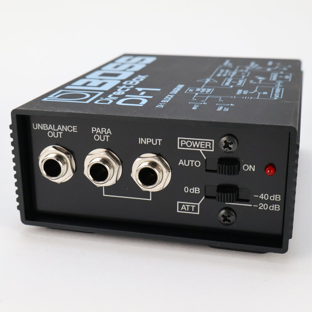 【中古】 ダイレクトボックス DIボックス BOSS DI-1 Direct Box D.Iボックス 本体画像 斜め 