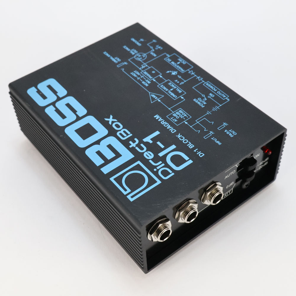 【中古】 ダイレクトボックス DIボックス BOSS DI-1 Direct Box D.Iボックス 本体画像 斜め 2