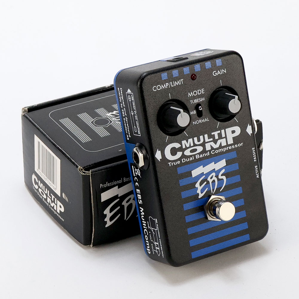 【中古】コンプレッサー エフェクター EBS MULTI COMP BLACK LABEL ベースエフェクター 旧型 マルチコンプ 2ノブ