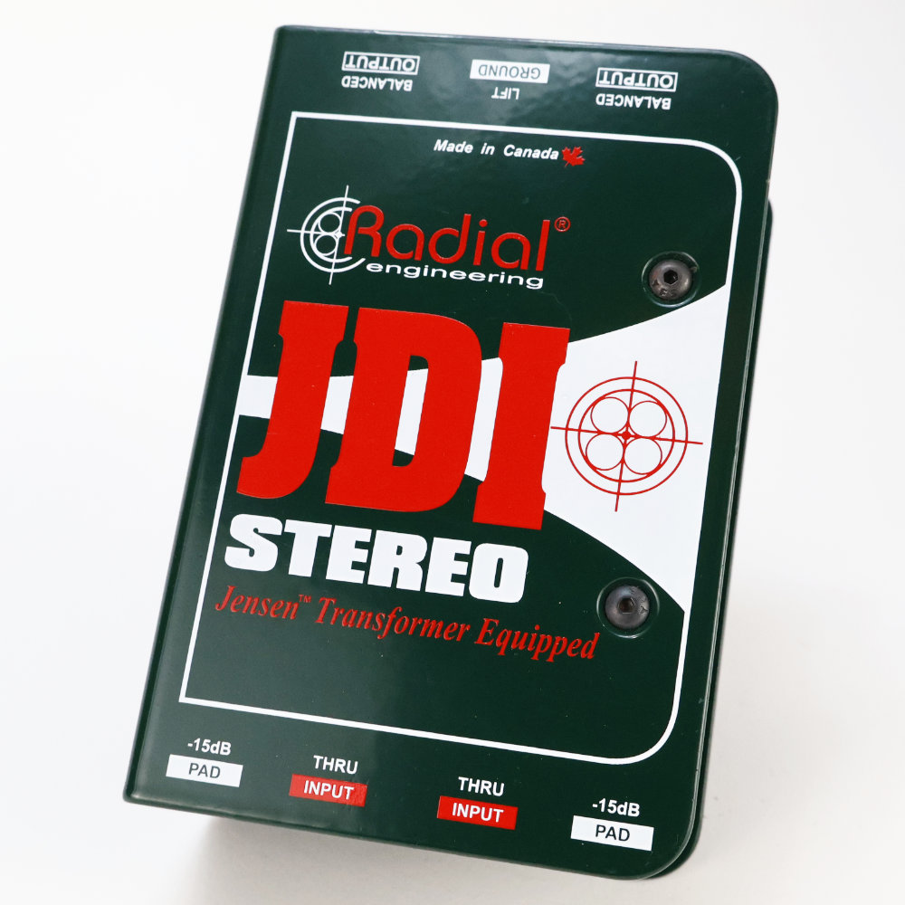 【中古】 ダイレクトボックス Radial Engineering JDI Stereo ラディアル ステレオ入出力 DI Jensenトランス搭載パッシブDI