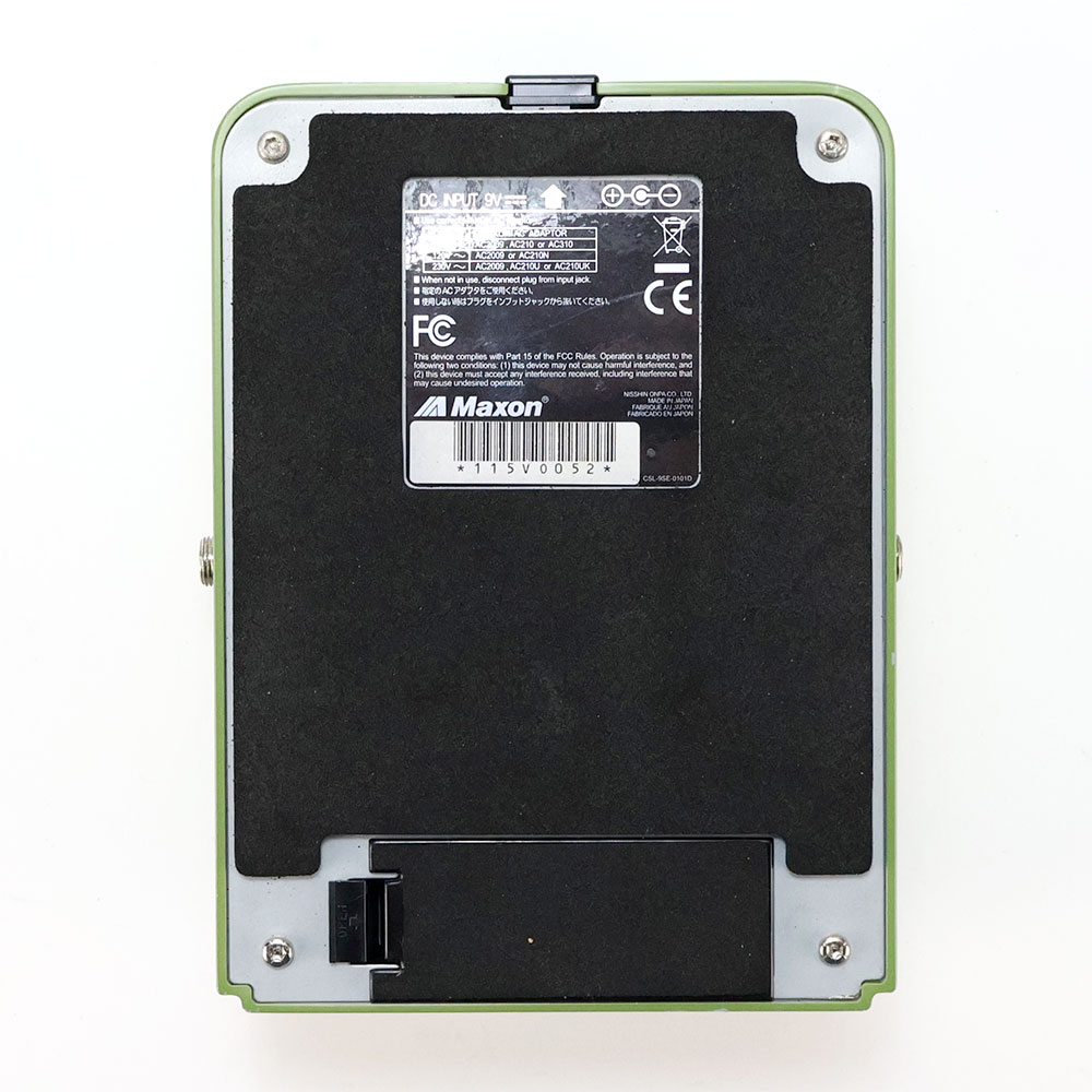 【中古】 エフェクター オーバードライブ MAXON OD-820 Over Drive Pro マクソン オーバードライブプロ 裏面