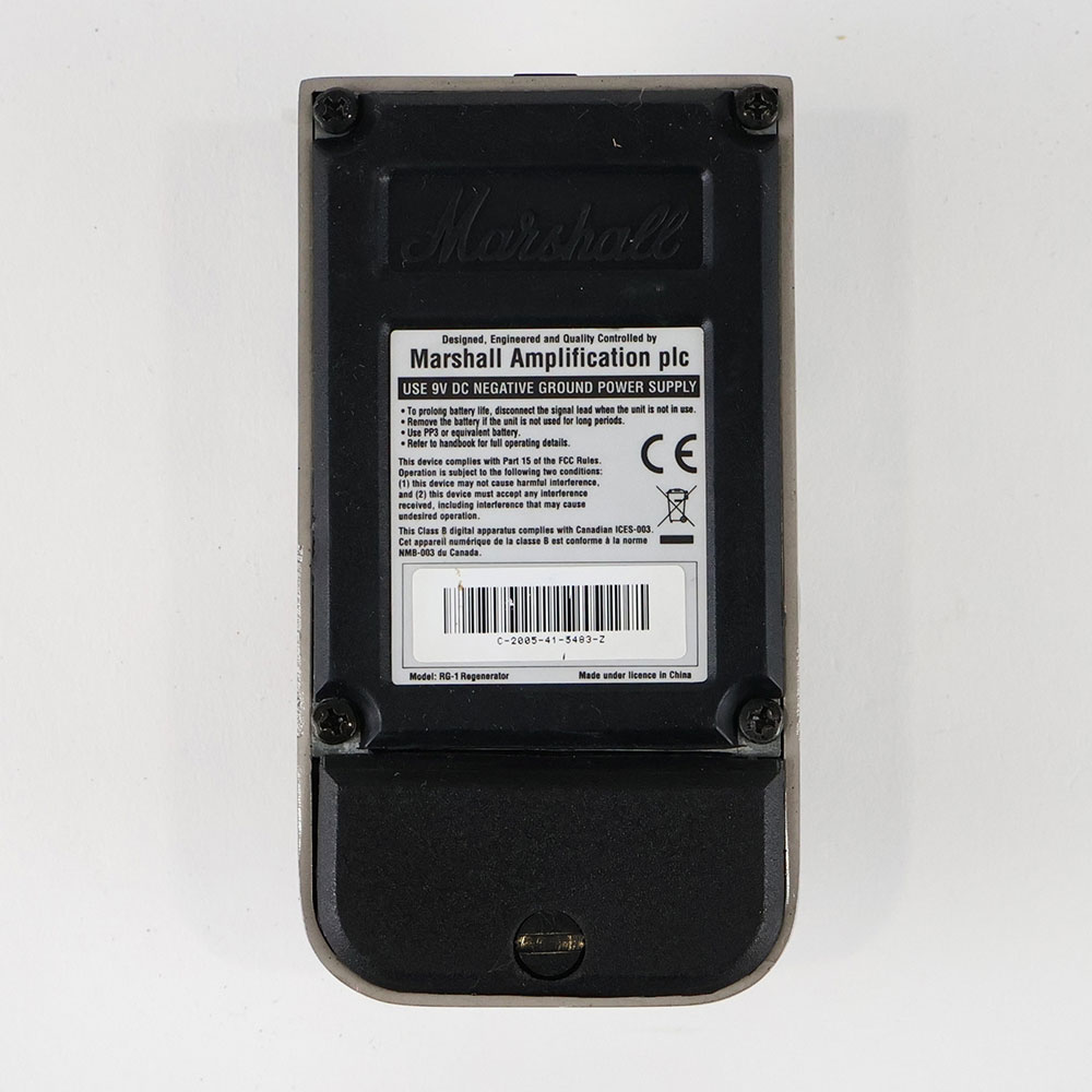 【中古】 ビブラートエフェクター MARSHALL VT-1 VIBRATREM マーシャル ビブラトレム 裏面