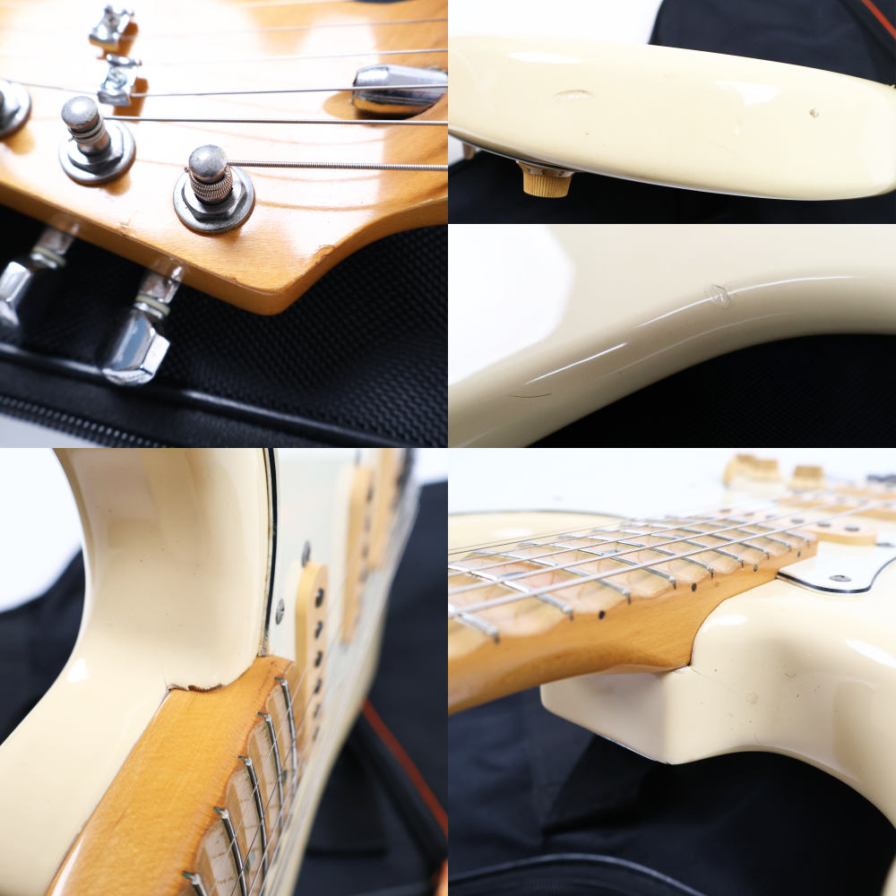 【中古】 エレキギター Fender Japan ST72-55 VWH Mod. 1989年-90年製 スキャロップド指板 ブラスナット搭載 フェンダージャパン ストラトキャスター ラージヘッド 3点止めネック CST-50M 傷