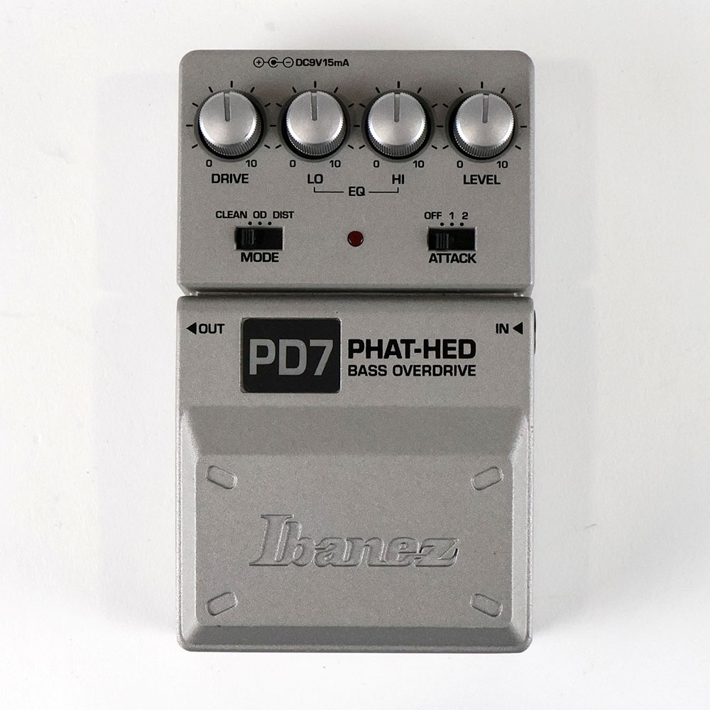 【中古】 ベースオーバードライブ Ibanez PD7 PHAT-HED BASS OVERDRIVE ベースエフェクター