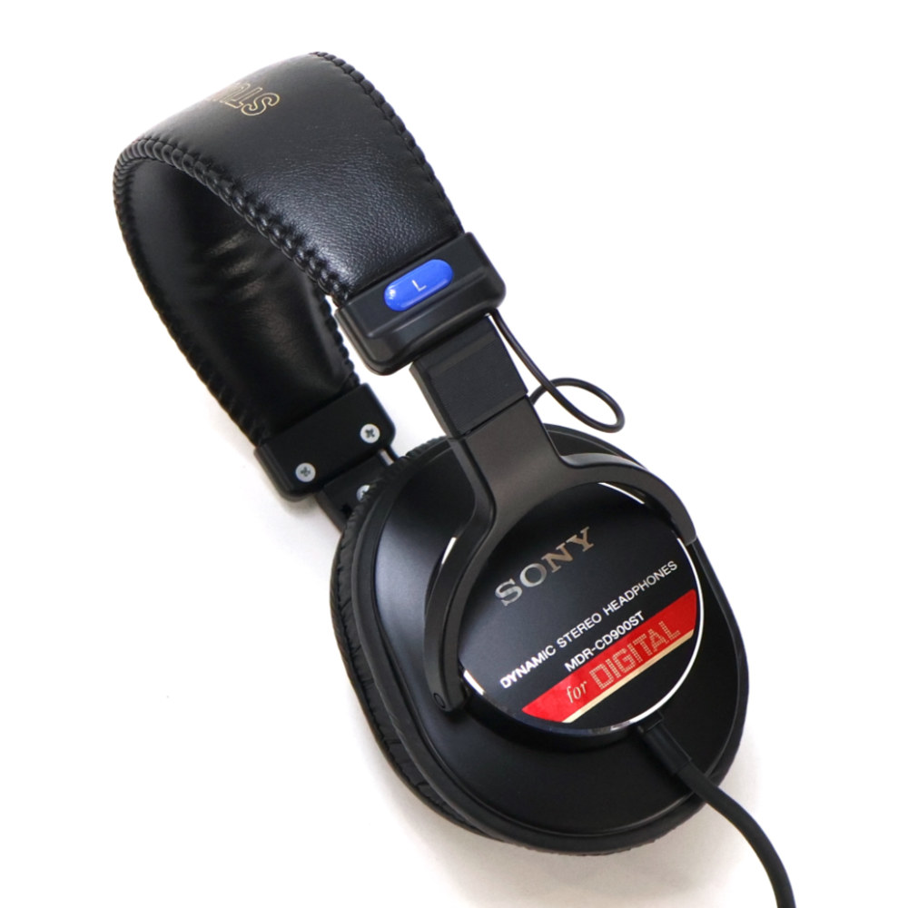 【中古】 ヘッドホン ソニー SONY MDR-CD900ST モニターヘッドホン レフト画像