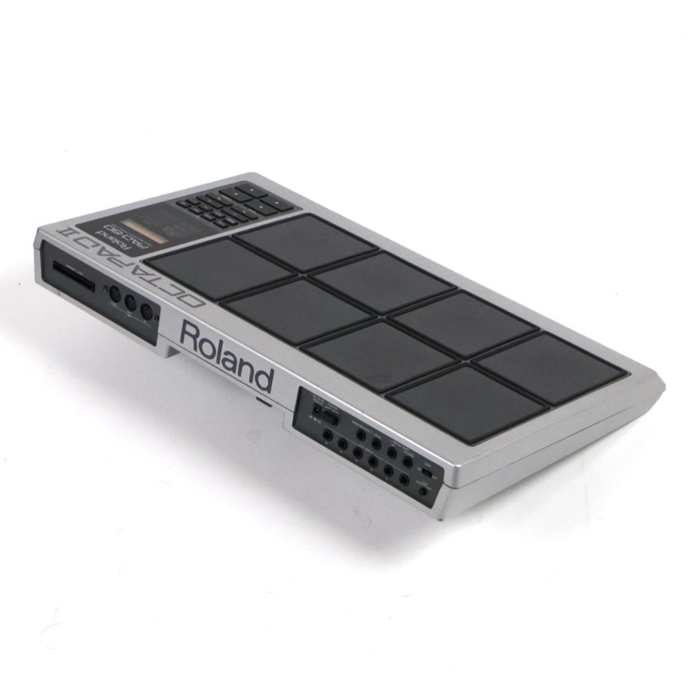 【中古】 パッドコントローラー ROLAND PAD-80 OCTAPAD II リア斜めアングル画像