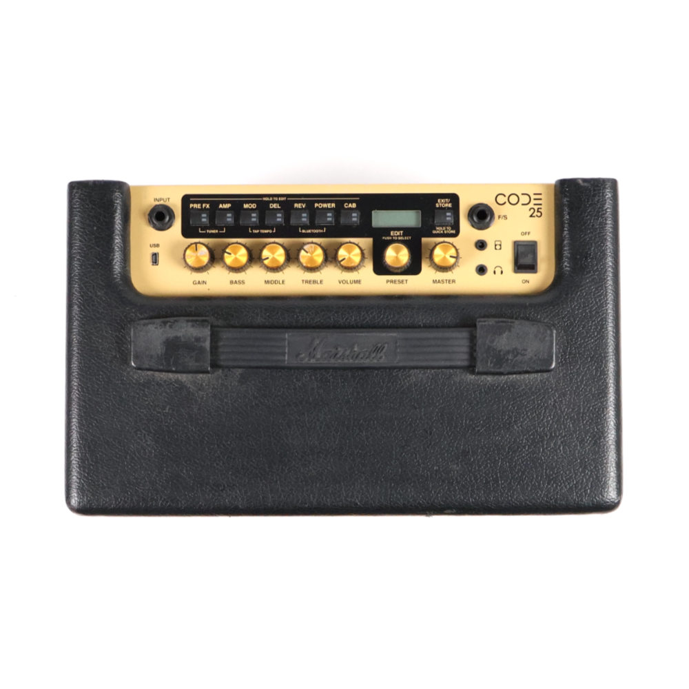 【中古】 マーシャル MARSHALL CODE25 フルモデリング 小型ギターアンプ コンボ トップ画像