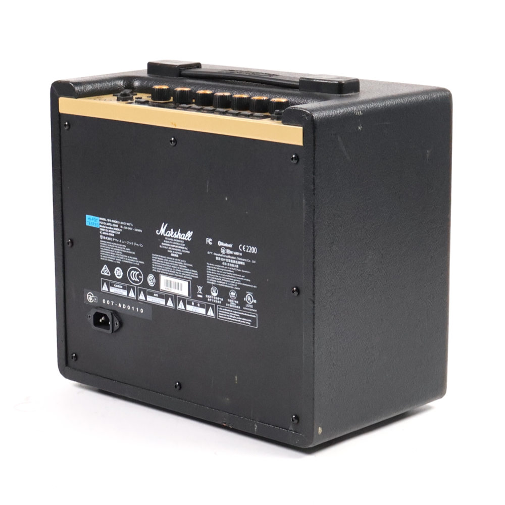 【中古】 マーシャル MARSHALL CODE25 フルモデリング 小型ギターアンプ コンボ リア斜めアングル画像