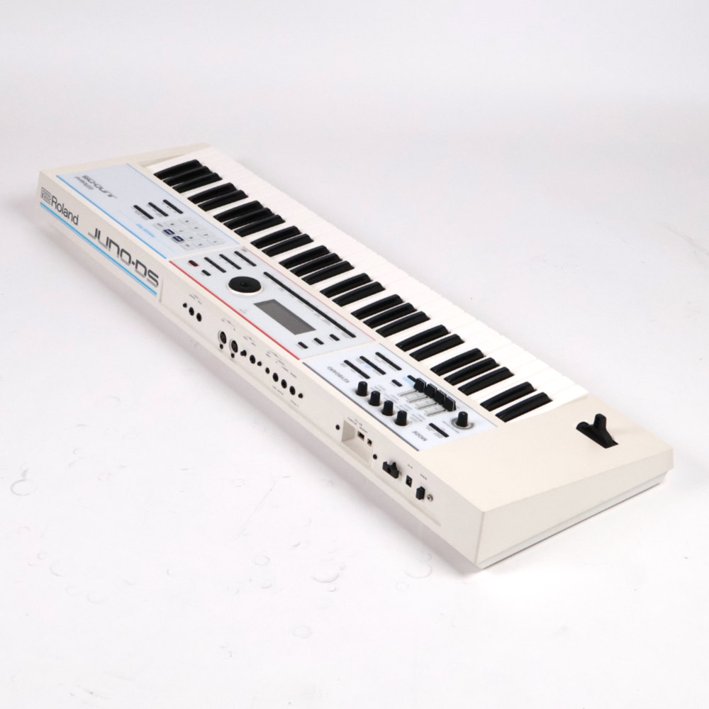 【中古】 シンセサイザー ROLAND JUNO-DS61 W リア斜めアングル画像