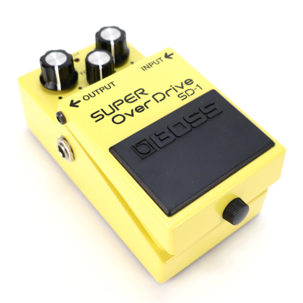 【中古】 スーパーオーバードライブ エフェクター BOSS SD-1 Super Over Drive ギターエフェクター 斜めアングル画像