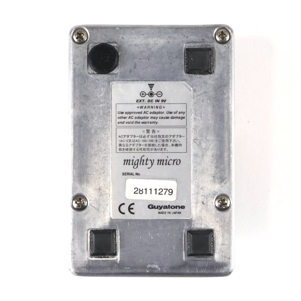 【中古】 オーバードライブ エフェクター Guyatone グヤトーン HDm5 Hot Drive mighty micro ギターエフェクター ボトム画像
