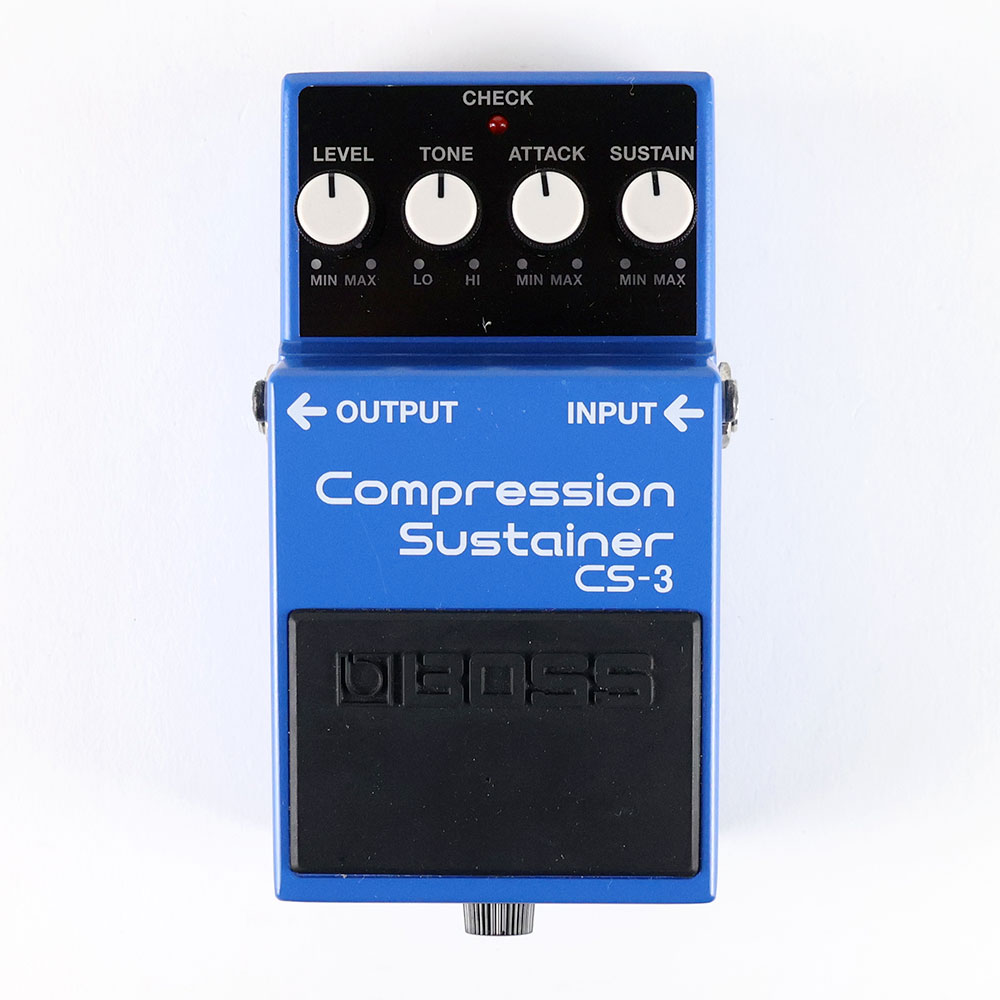【中古】コンプレッサー エフェクター BOSS CS-3 Compression Sustainer ギターエフェクター 正面