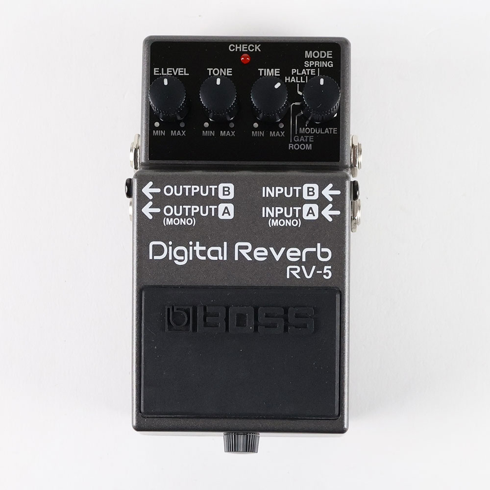【中古】デジタルリバーブ エフェクター BOSS RV-5 Digital Reverb ボス リヴァーブ エフェクター 正面