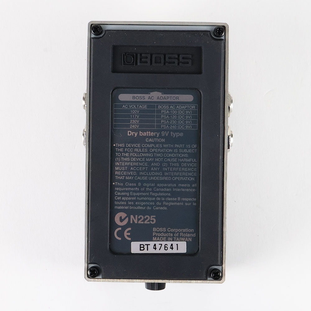【中古】デジタルリバーブ エフェクター BOSS RV-5 Digital Reverb ボス リヴァーブ エフェクター 裏面