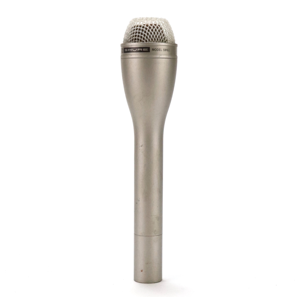 【中古】 マイク SHURE SM61 インタビューマイク ポルシェロゴ MADE IN USA リア画像