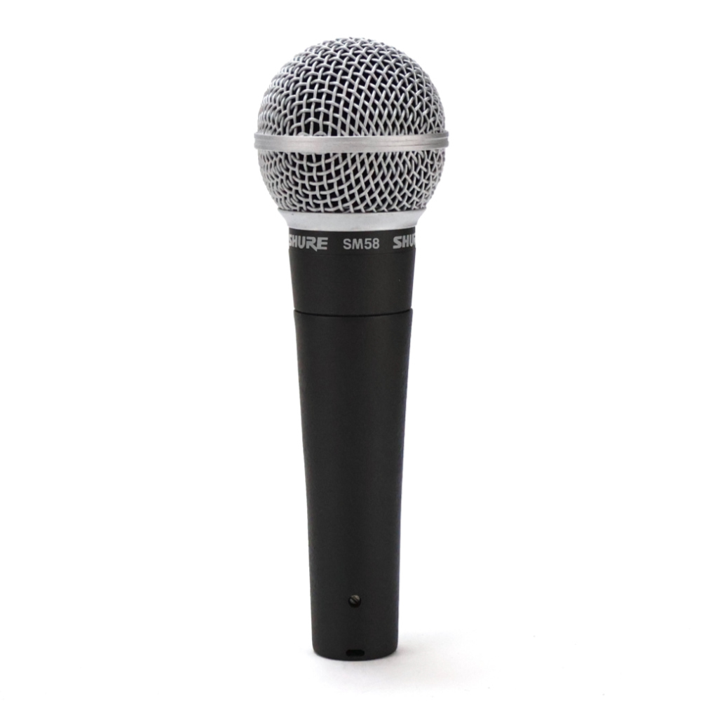 【中古】 マイク ダイナミックマイク ボーカル用 SHURE SM58 シュアー 58 ゴッパ シュア フロント画像