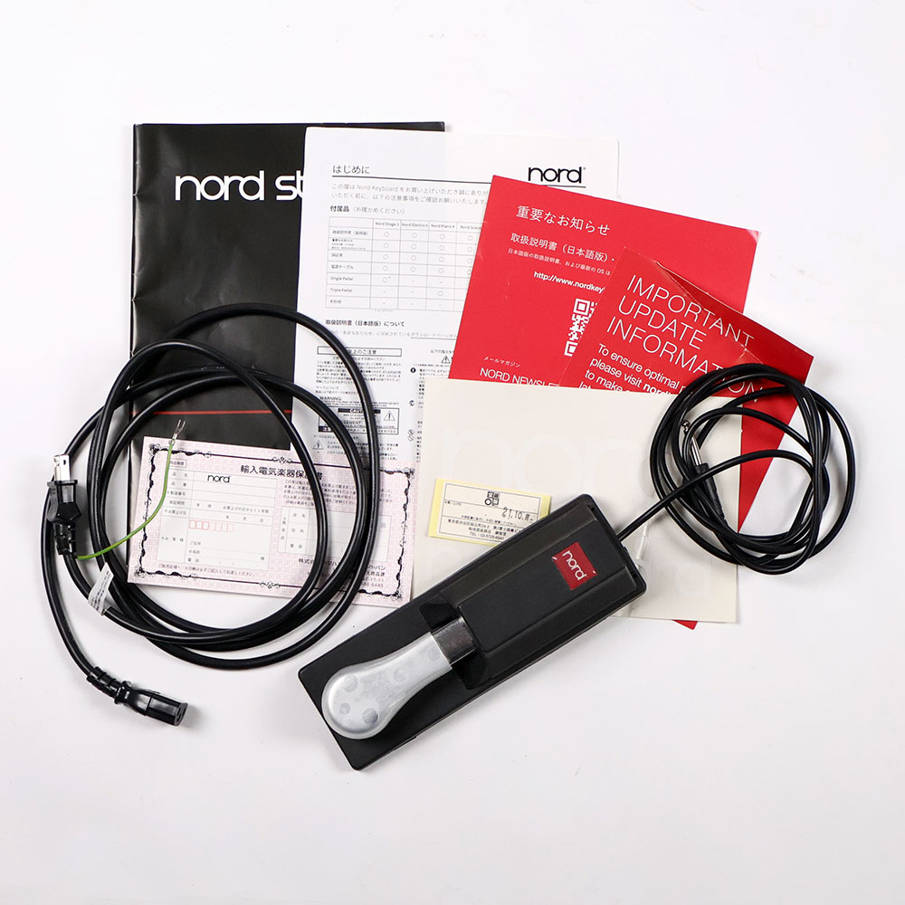 【中古】 シンセサイザー NORD Nord Stage 3 88 付属品