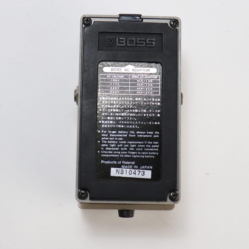 【中古】イコライザー エフェクター BOSS GE-7 Equalizer Made in Japan ギターエフェクター 裏面