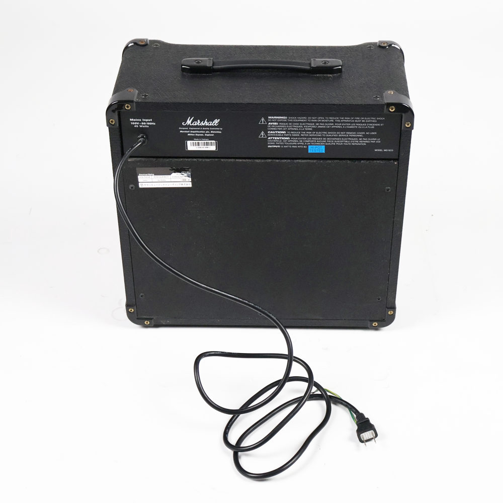 【中古】ギターアンプ マーシャル MARSHALL MG15CD 小型ギターアンプ コンボ 背面