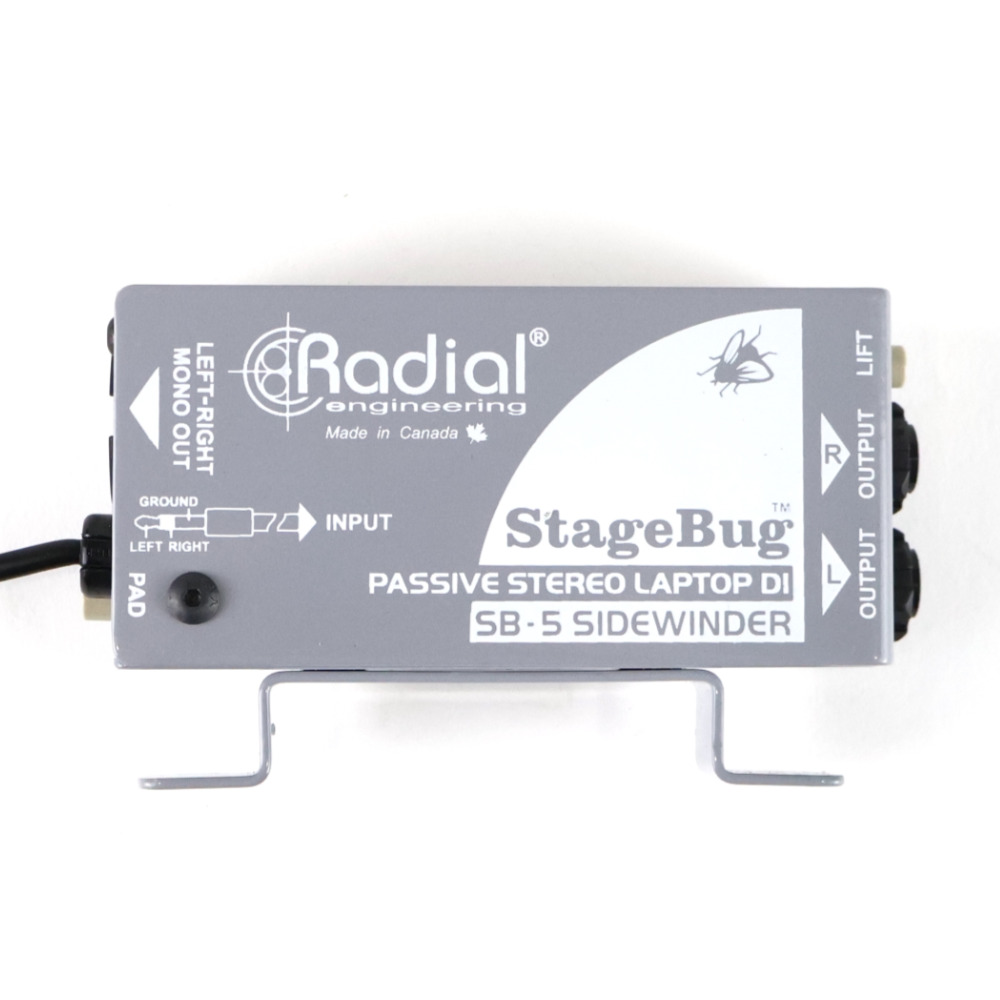 【中古】 ダイレクトボックス RADIAL StageBug SB-5 Sidewinder パソコン/タブレット用DIボックス トップ画像