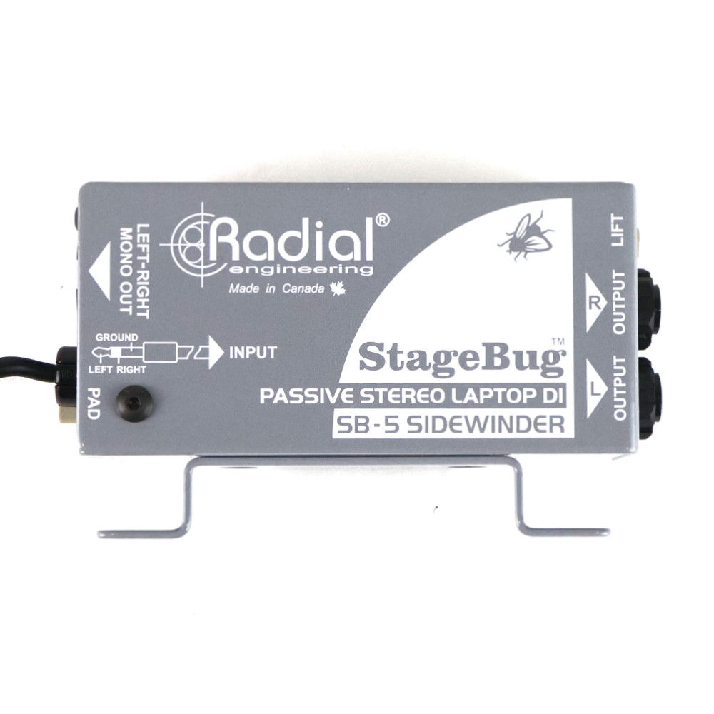 【中古】 ダイレクトボックス RADIAL StageBug SB-5 Sidewinder パソコン/タブレット用DIボックス トップ画像