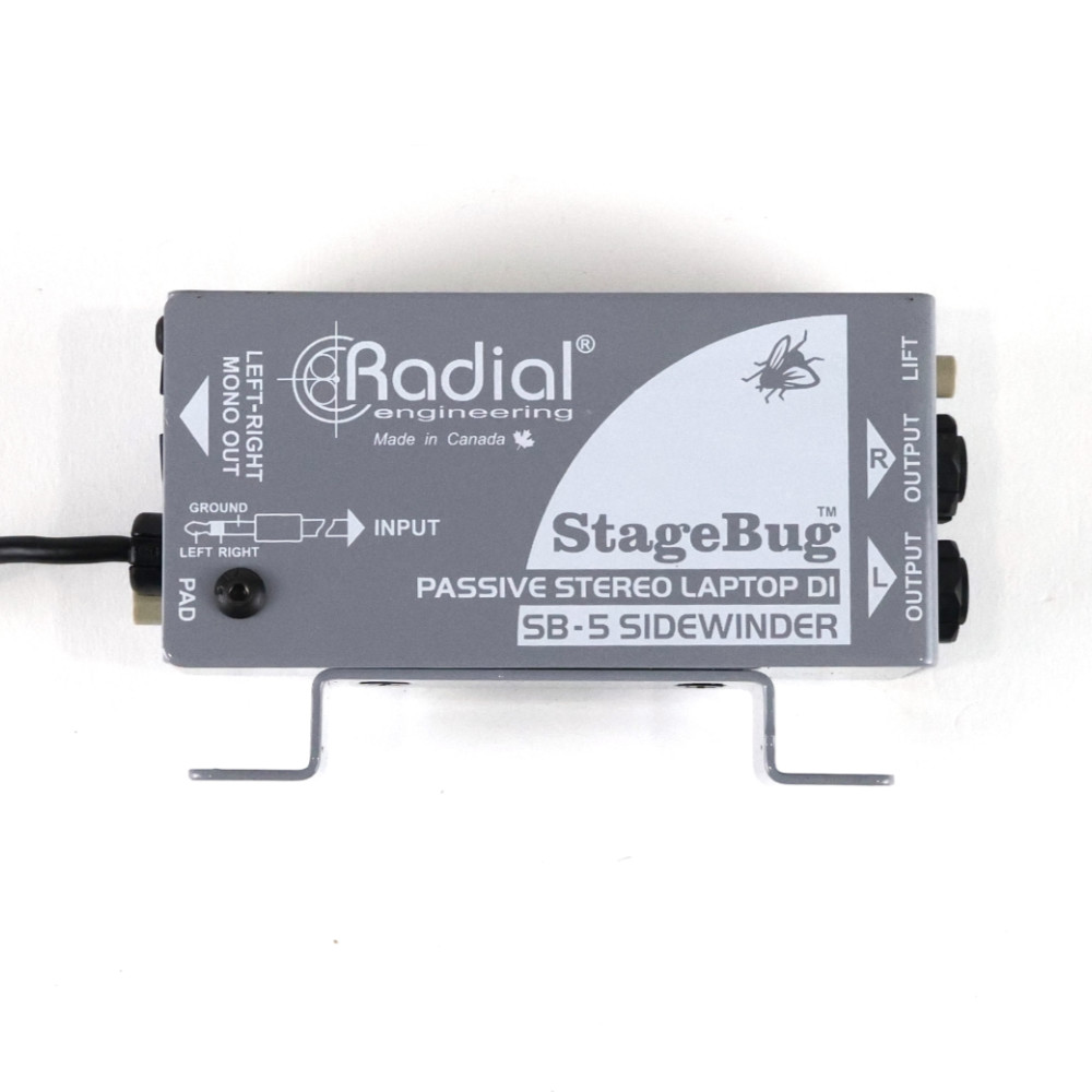 【中古】 ダイレクトボックス RADIAL StageBug SB-5 Sidewinder パソコン/タブレット用DIボックス トップ画像