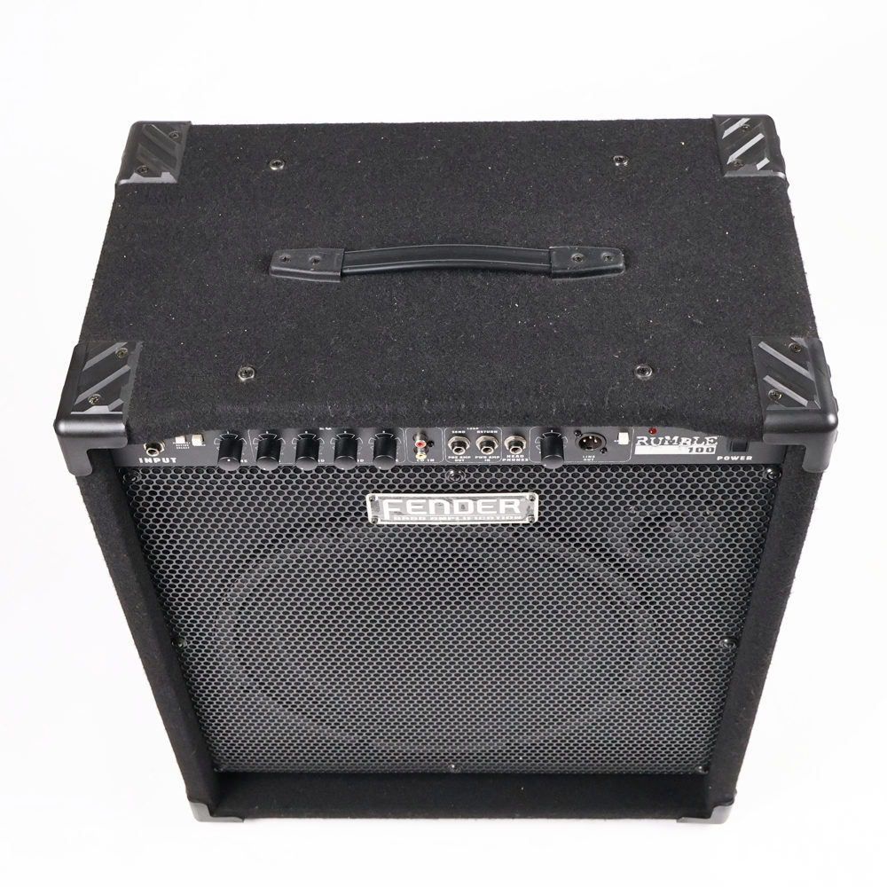 【中古】 ベースアンプ Fender Rumble 100 フェンダー ランブル100 カーペット生地仕様 ベースコンボアンプ 取手
