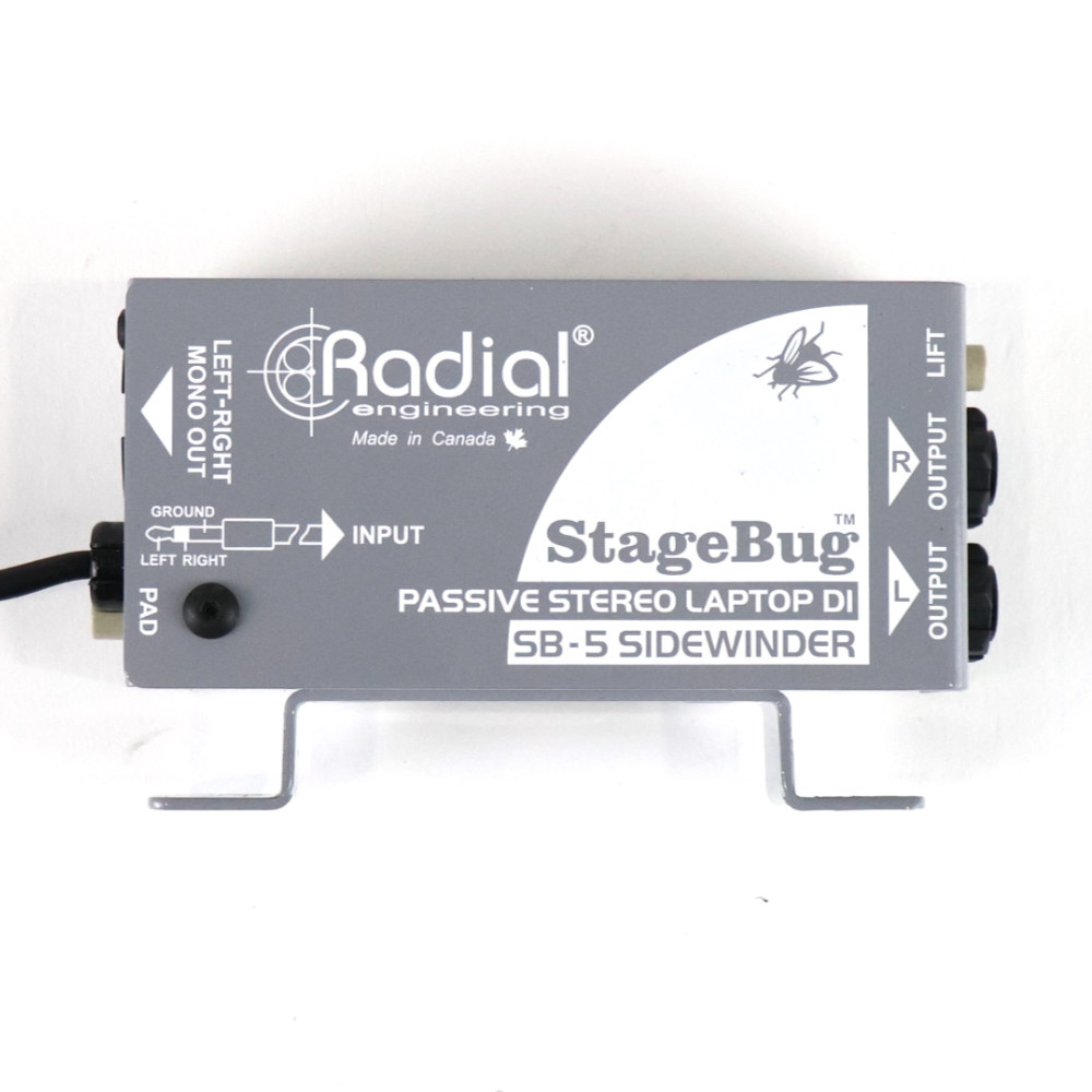 【中古】 ダイレクトボックス RADIAL StageBug SB-5 Sidewinder パソコン/タブレット用DIボックス トップ画像